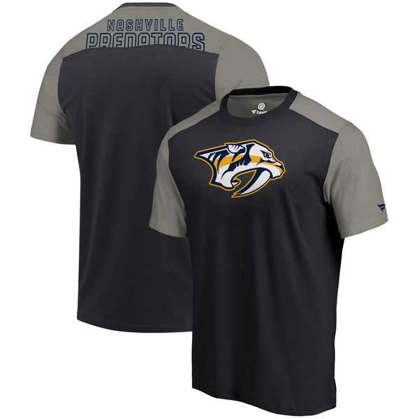 Nashville Predators Fanatics Branded Big & Tall Iconic T-Shirt - Navy Heathered Gray,We sell and wholesale Nashville Predators Fanatics Branded Big & Tall Iconic T-Shirt - Navy Heathered Gray on line form chian!